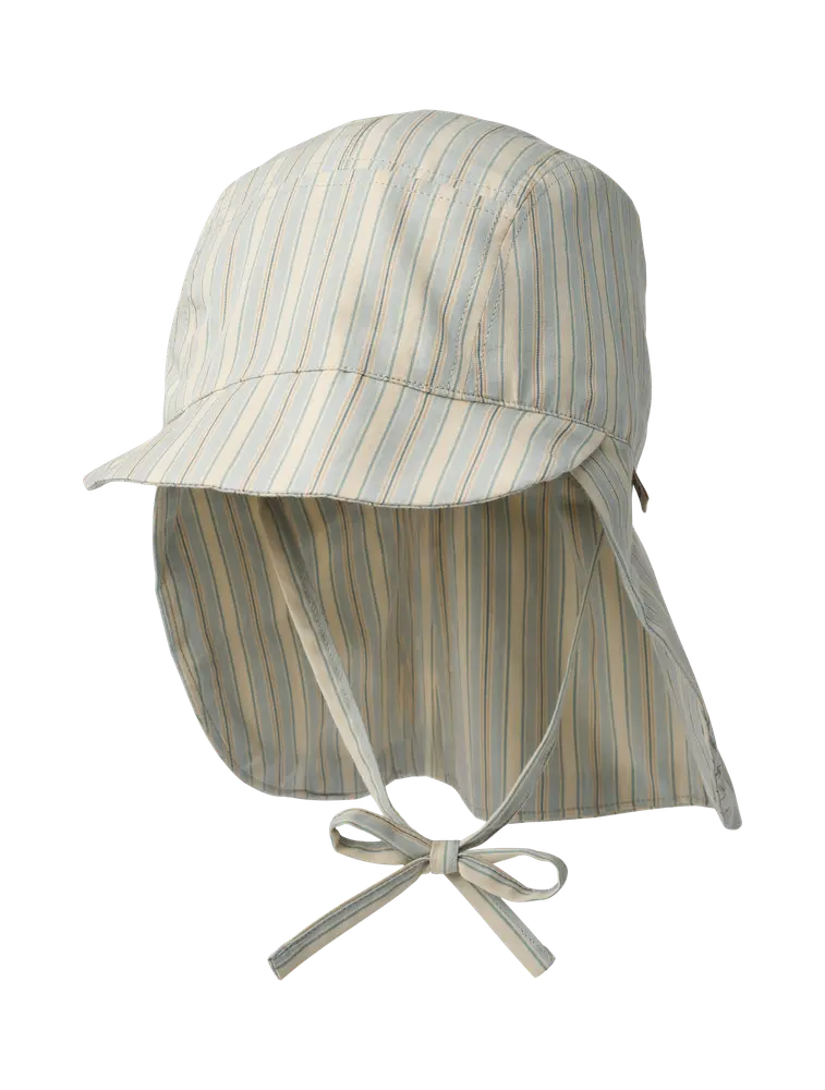 Tonga UV Solhat - Blue Ocean Stripe - 48-51CM