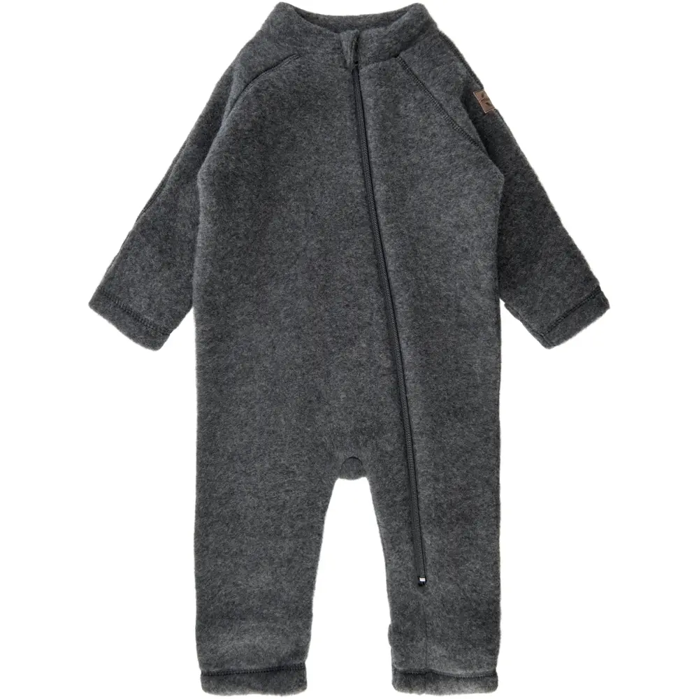 Uld heldragt - Anthracite Melange - 74 Uld heldragt - Anthracite Melange - 74