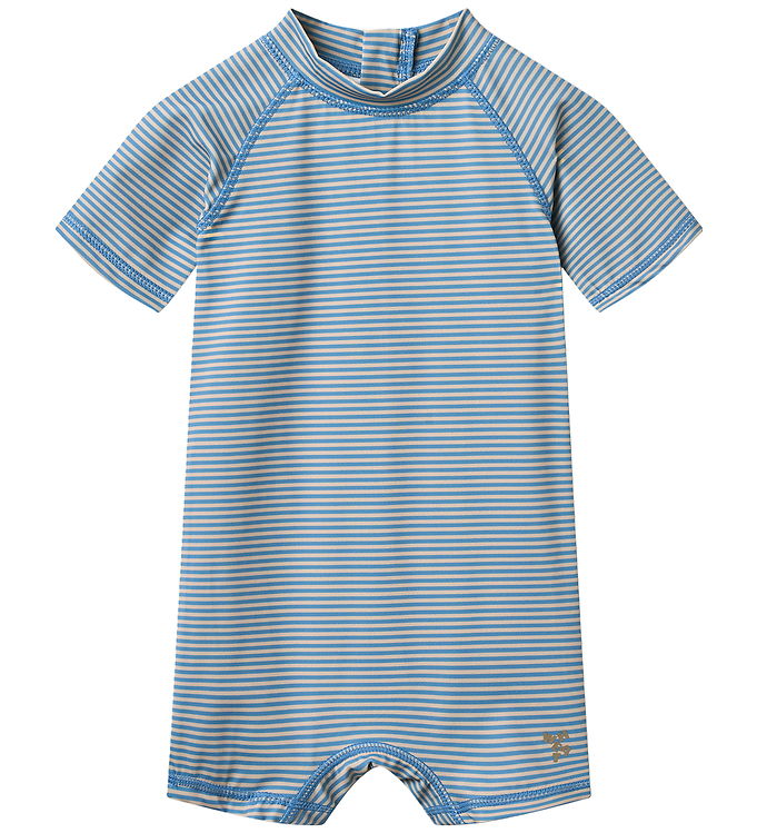 Wheat Badeheldragt - UV40+ - Cas - Blue Swim Stripe Wheat Badeheldragt - UV40+ - Cas - Blue Swim Stripe