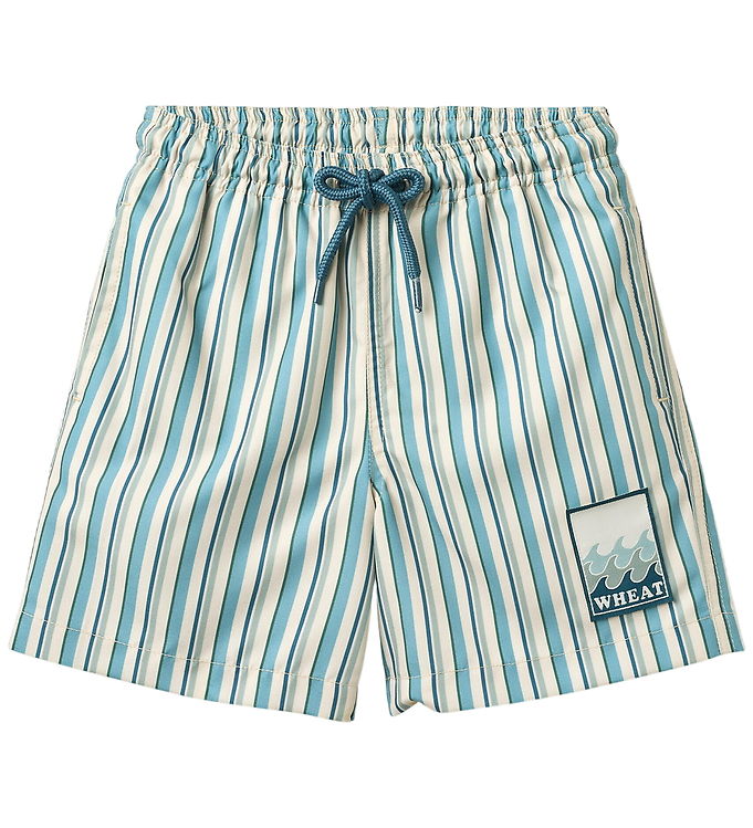 Wheat Badeshorts - Hansi - Aqua Stripe Wheat Badeshorts - Hansi - Aqua Stripe
