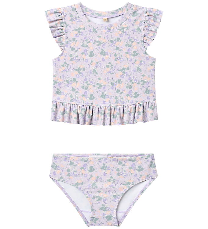 Wheat Bikini - UV40+ - Alma - Purple Light Petunias