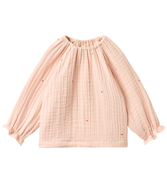 Wheat Bluse - Musselin - Merle - Powder Hearts Wheat Bluse - Musselin - Merle - Powder Hearts
