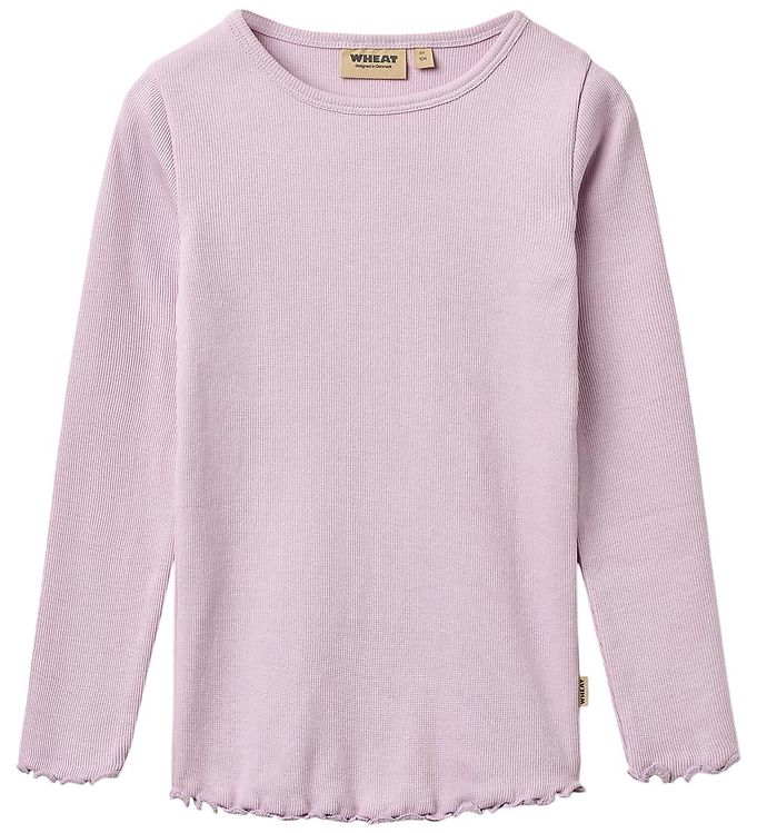 Wheat Bluse - Rib - Ida - Lavender Wheat Bluse - Rib - Ida - Lavender
