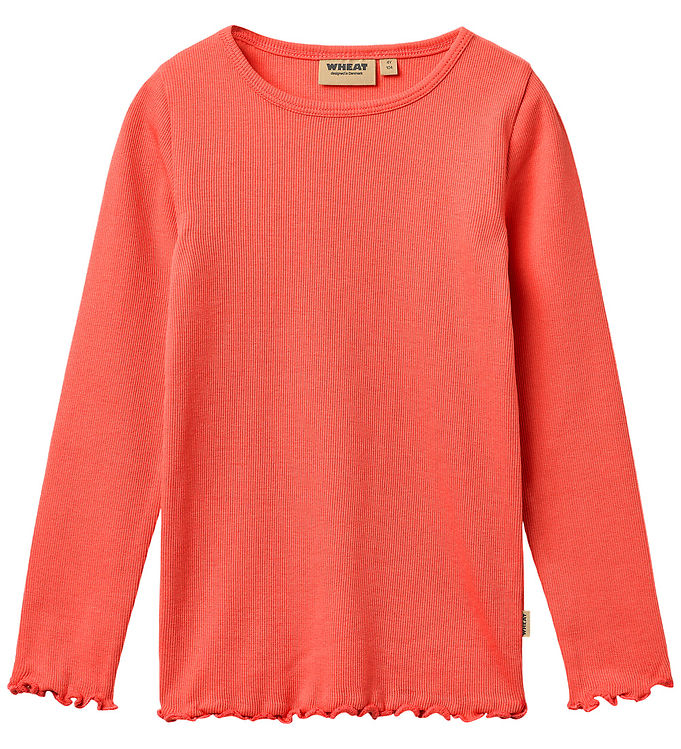 Wheat Bluse - Rib - Ida - Watermelon Wheat Bluse - Rib - Ida - Watermelon