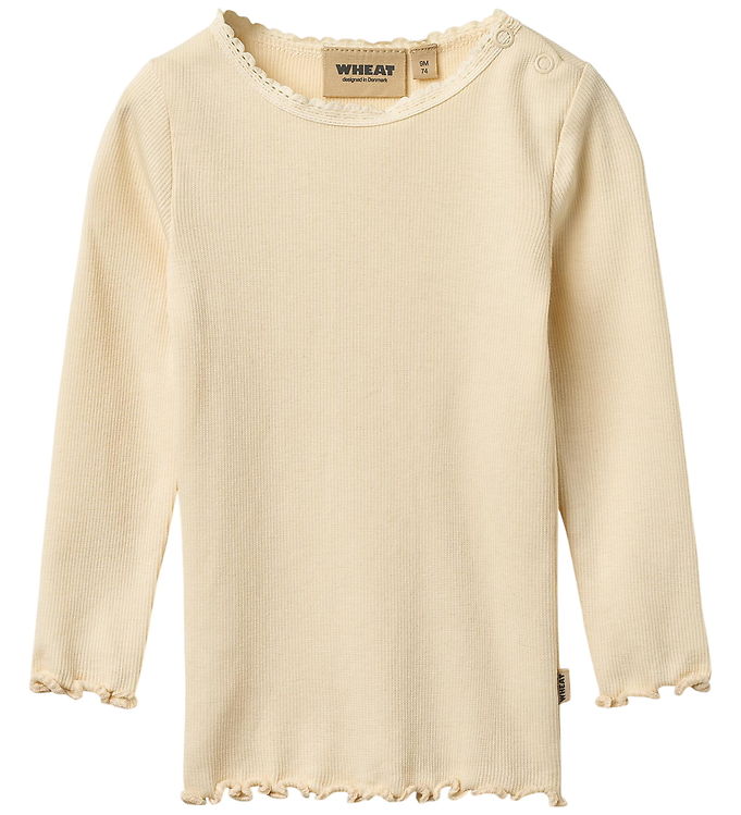 Wheat Bluse - Rib - Reese - Barely Apricot Wheat Bluse - Rib - Reese - Barely Apricot