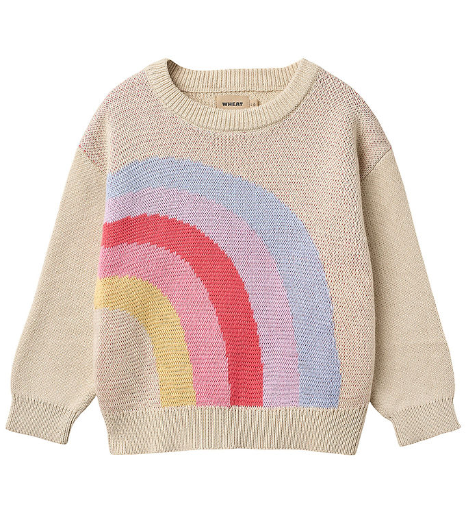 Wheat Bluse - Strik - Solveig - Rainbow Wheat Bluse - Strik - Solveig - Rainbow