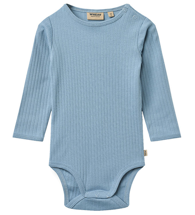 Wheat Body l/æ - Rib - Berti - Faded Denim