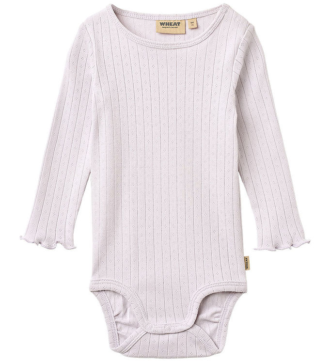 Wheat Body l/æ - Rib/Hulmønster - Rie - Purple Light Wheat Body l/æ - Rib/Hulmønster - Rie - Purple Light