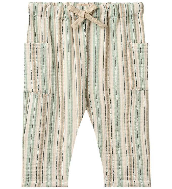 Wheat Bukser - Musselin - Arne - Summer Stripe Wheat Bukser - Musselin - Arne - Summer Stripe