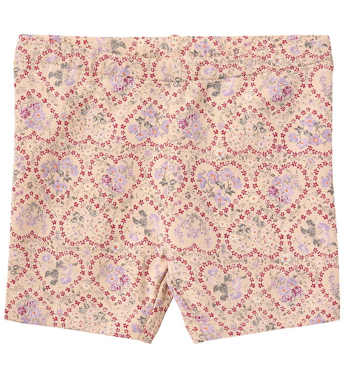 Wheat Cykelshorts - Anne - Magenta Heart Flowers