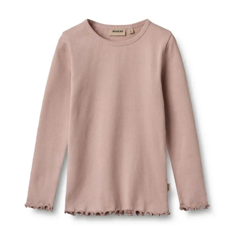 Wheat Ida Langærmet Top - Rose Powder - 116