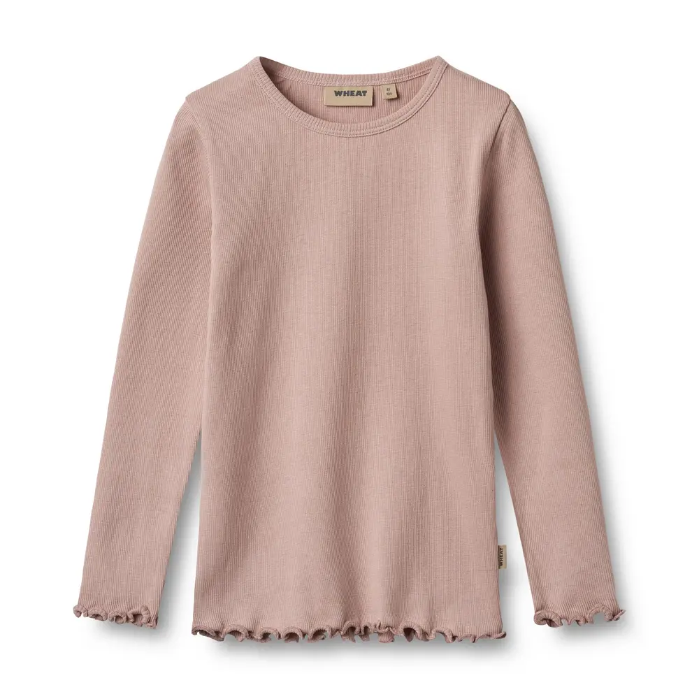 Wheat Ida Langærmet Top - Rose Powder - 116
