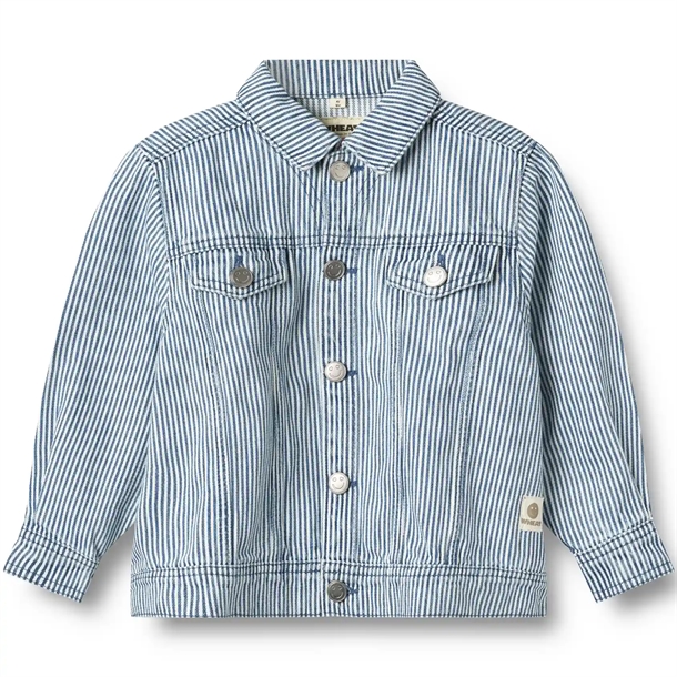 Wheat Jakke Vive Cowboy Denim Ink Stripe - COLLAB WHEAT x PERNILLE TEISBÆK Wheat Jakke Vive Cowboy Denim Ink Stripe - COLLAB WHEAT x PERNILLE TEISBÆK