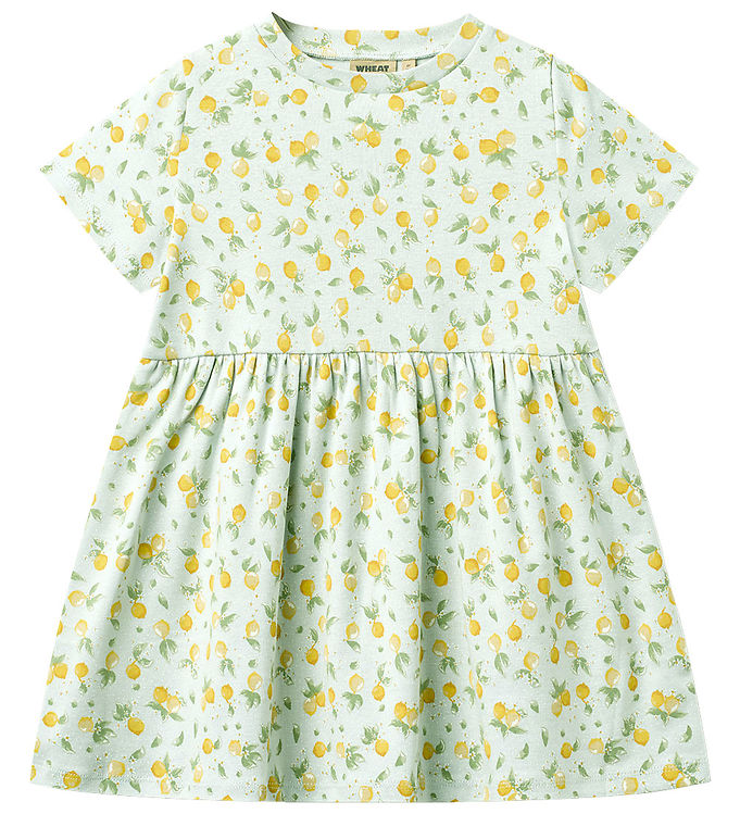Wheat Kjole - Anna - Summer Blue Citrus Wheat Kjole - Anna - Summer Blue Citrus