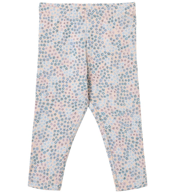 Wheat Leggings - Jules - Powder Blue Flowers Wheat Leggings - Jules - Powder Blue Flowers
