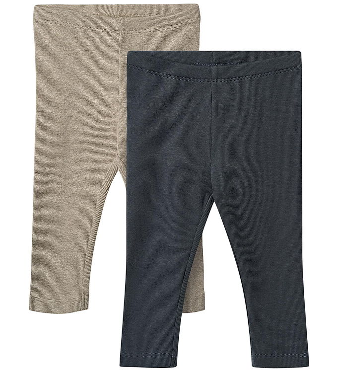 Wheat Leggings - Rib - 2-pak - Jules - Navy Wheat Leggings - Rib - 2-pak - Jules - Navy
