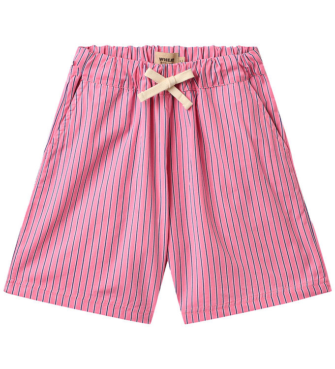 Wheat Shorts - Coral - Pink Stripe Wheat Shorts - Coral - Pink Stripe