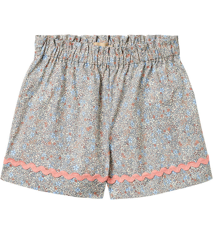 Wheat Shorts - Silja - Air Blue Flowers Wheat Shorts - Silja - Air Blue Flowers