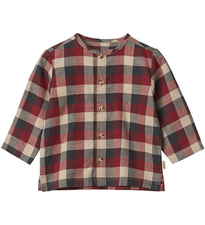 Wheat Skjorte - Shelby - Red Blue Check Wheat Skjorte - Shelby - Red Blue Check