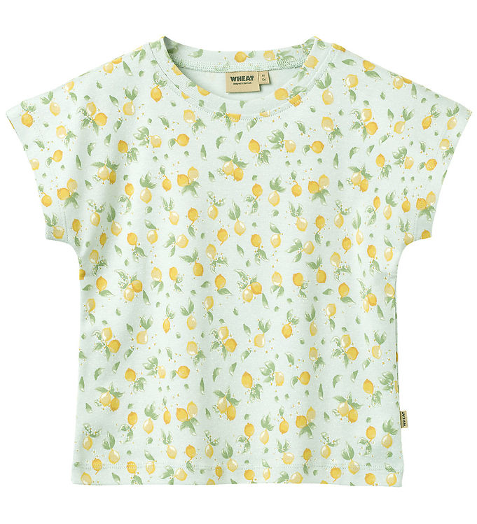 Wheat T-shirt - Bette - Summer Blue Citrus Wheat T-shirt - Bette - Summer Blue Citrus