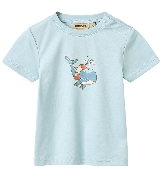 Wheat T-shirt - Wally - Summer Sky Wheat T-shirt - Wally - Summer Sky