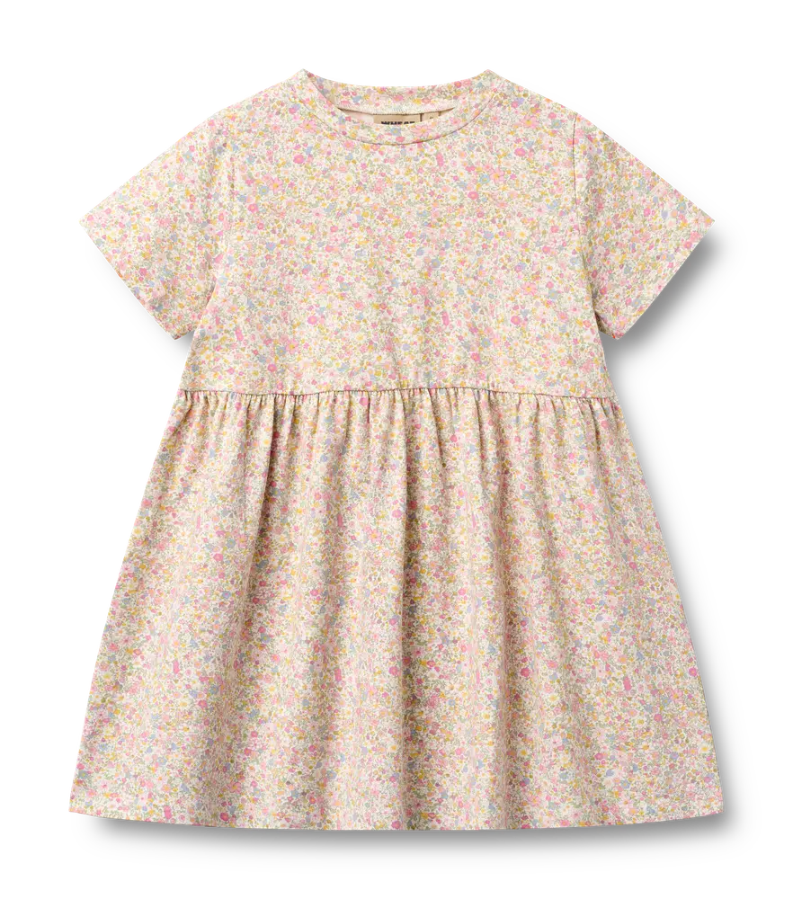 Anna Jersey Kjole - Blush Flower Meadow - 116 Anna Jersey Kjole - Blush Flower Meadow - 116