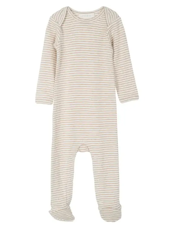 Baby Stribet Dragt - OATSTRIPE - 80