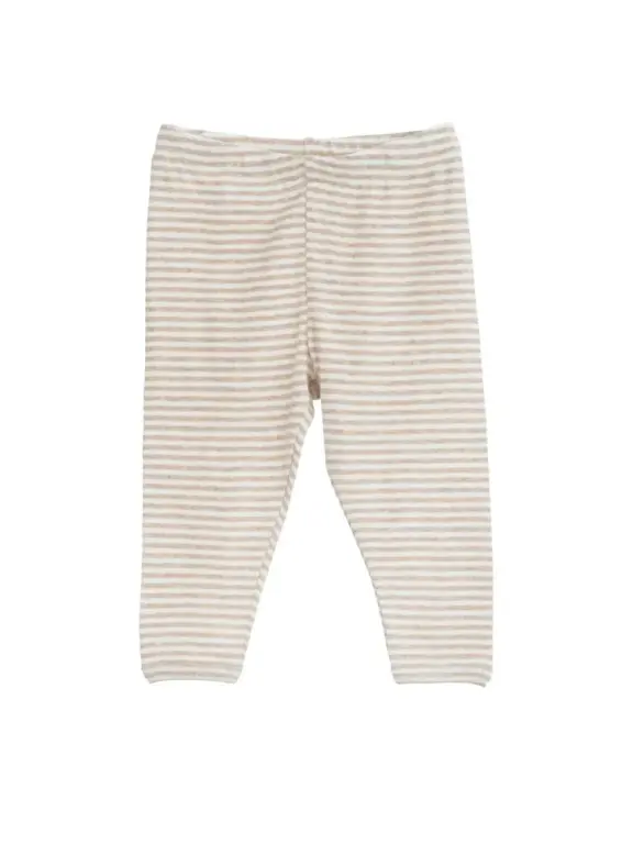 Baby Stribet Leggings - OATSTRIPE - 74
