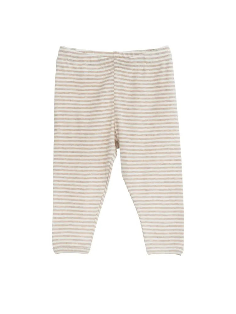 Baby Stribet Leggings - OATSTRIPE - 74 Baby Stribet Leggings - OATSTRIPE - 74