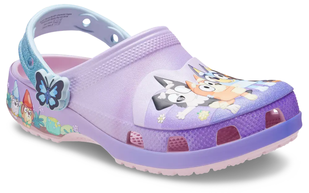 Bluey Pink Classic Clog - Multi - 24/25 Bluey Pink Classic Clog - Multi - 24/25