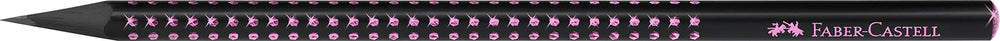 Blyant Faber-Castell Sparkle Sort M/ Pink Glitter