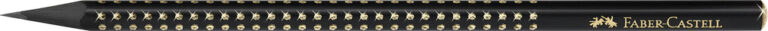 Blyant Faber-Castell Sparkle Sort M/Guld Glitter