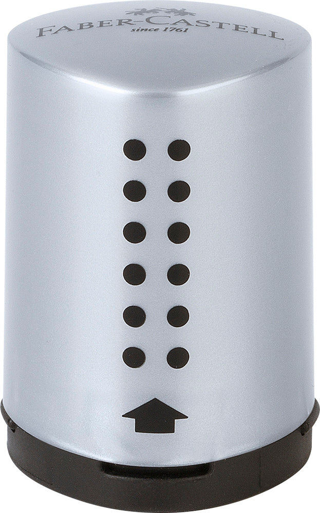 Blyantspidser grip 2001 Faber-Castell box mini sølv