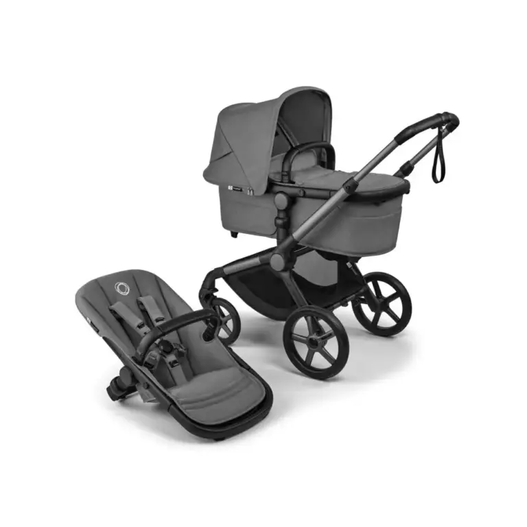 Bugaboo Fox 5 Renew Kombivogn - Graphite/Moon Grey