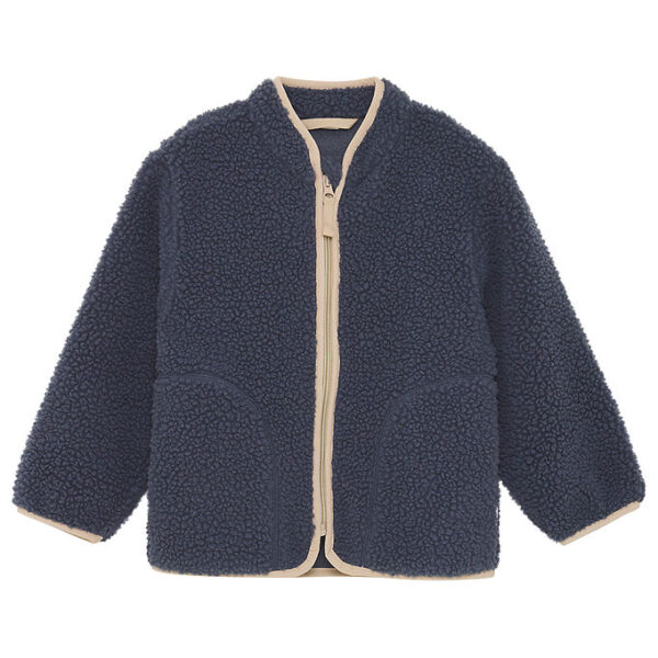 CeLaVi Fleecejakke - Teddy - Flint Stone