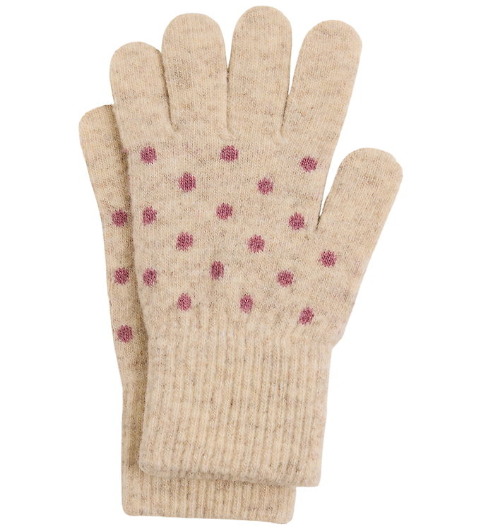 CeLaVi Handsker - 2-Pak - Uld - Nostalgia Rose/Prikket