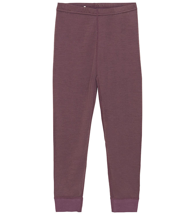 CeLaVi Leggings - Uld/Viskose - Marron