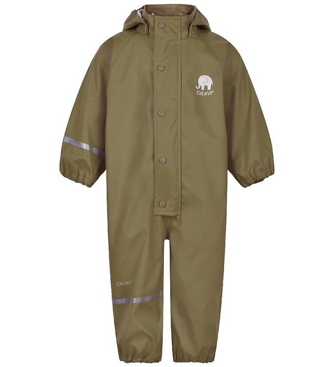 CeLaVi Regndragt - PU - Khaki