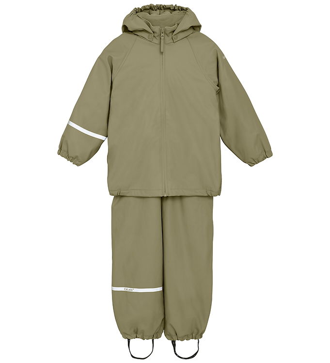 CeLaVi Regntøj m. Seler/Fleece - Recycle PU - Overland Trek CeLaVi Regntøj m. Seler/Fleece - Recycle PU - Overland Trek