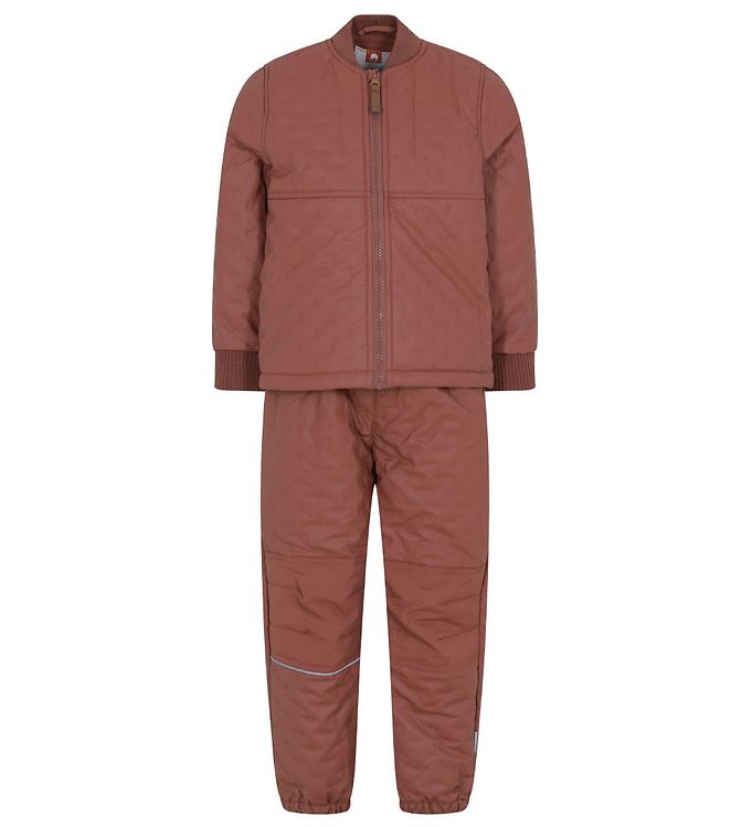 CeLaVi Termotøj m. Fleece - Coated - Mahogany