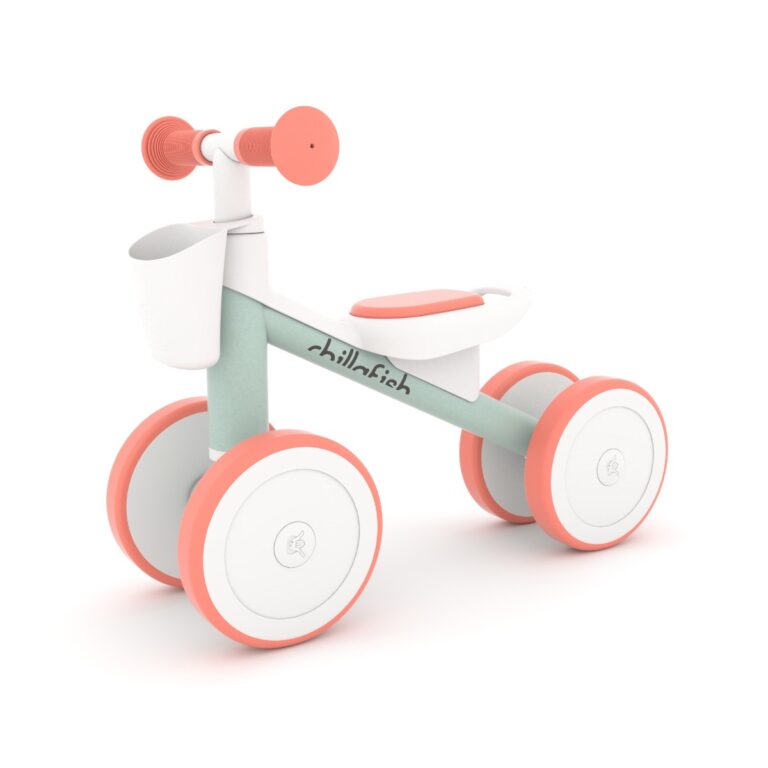 Chillafish | Løbecykel | Skubbecykel | Quadi Racer, Koral
