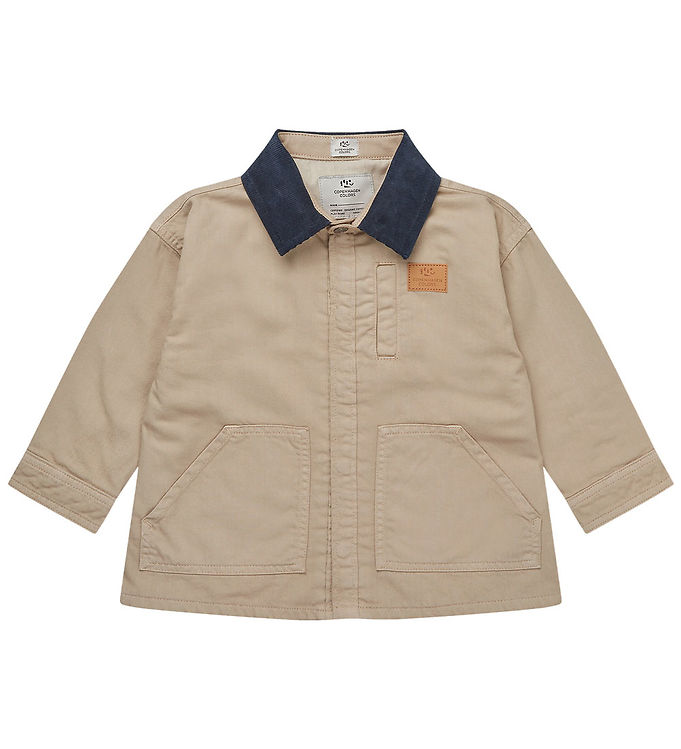 Copenhagen Colors Overgangsjakke - Twill - Beige m. Navy