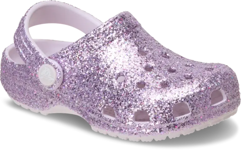 Crocs Classic Chunky Glitter Clog K - Grape Ice - 29/30