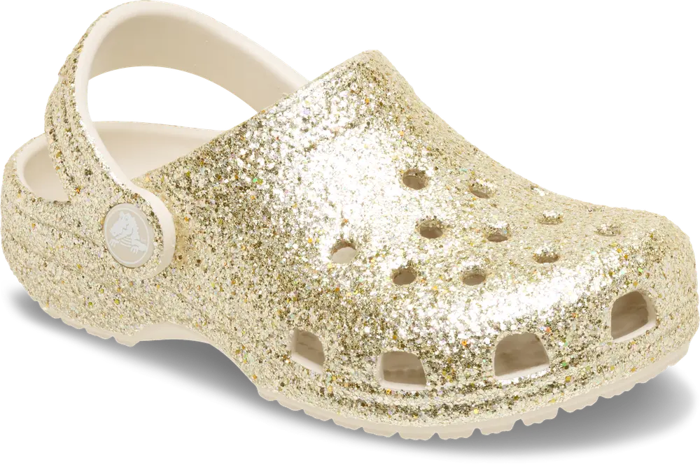 Crocs Classic Chunky Glitter Clog K - Sandstone - 28/29 Crocs Classic Chunky Glitter Clog K - Sandstone - 28/29