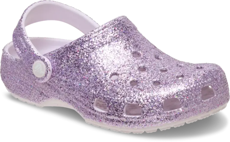 Crocs Classic Chunky Glitter Clog T - Grape Ice - 24/25