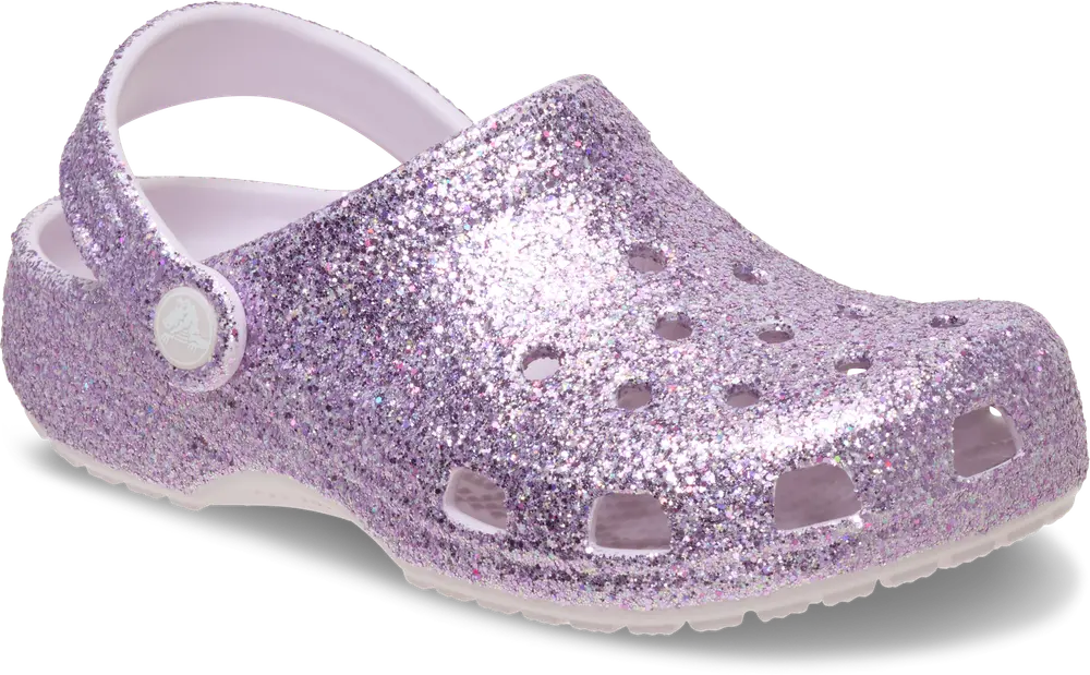 Crocs Classic Chunky Glitter Clog T - Grape Ice - 24/25