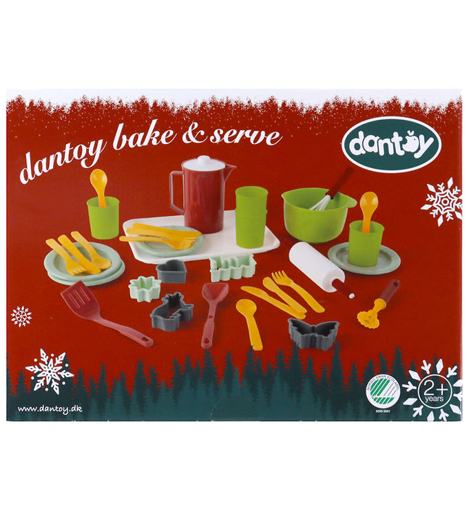 Dantoy Bake & Serve Set - Christmas - 35 Dele Dantoy Bake & Serve Set - Christmas - 35 Dele