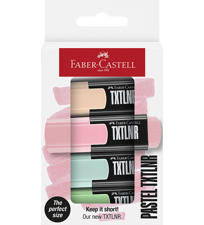 Faber-Castel Overstregningstuscher - 4 stk. - Mini - Pastel