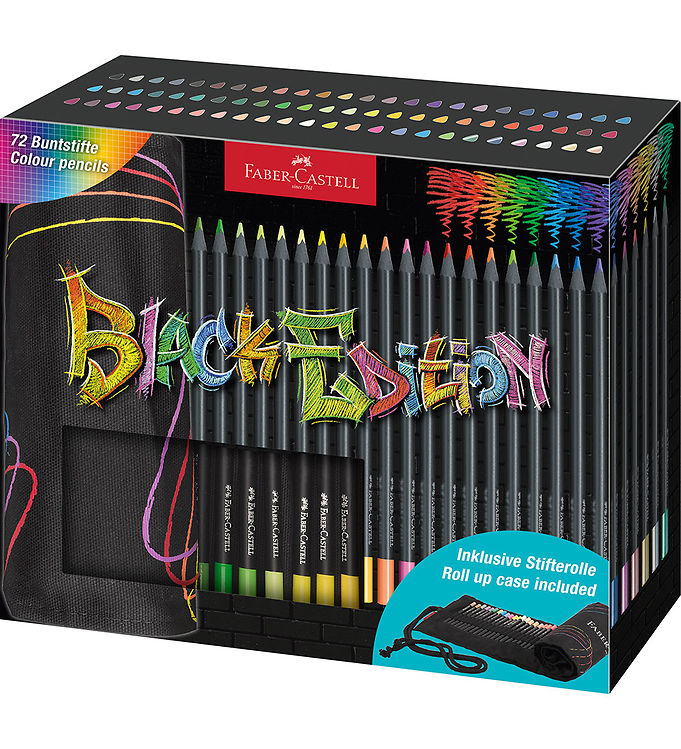 Faber-Castell Farveblyanter - Rullepenalhus - 72 Dele