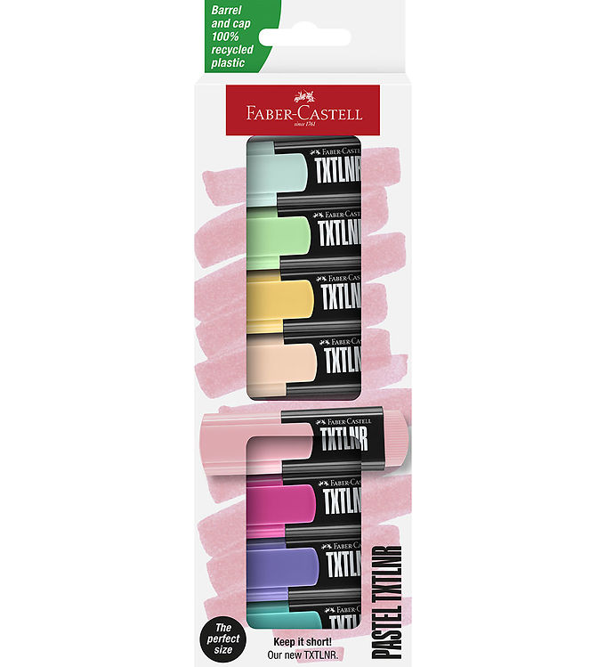 Faber-Castell Overstregningstuscher - 8 stk. - Mini - Pastel